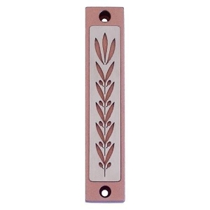 Mezuzah with Wheat Design (Variety of Colors)