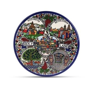 Armenian Ceramic Heart of the Holy Land Plate