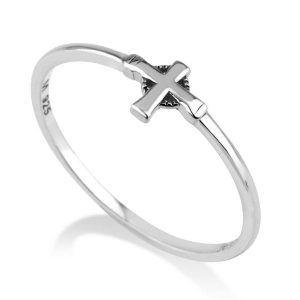 Marina Jewelry Sterling Silver Celtic Cross Promise Ring