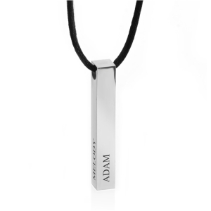 Men's Bar Necklace - Up To 4 Names