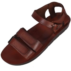Noah Handmade Brown Leather Men's Sandals