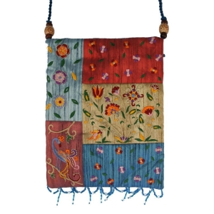 Yair Emanuel Embroidered Bag with Floral Design - Color Option