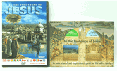 In the Footsteps of Jesus DVD and Card Game - 1