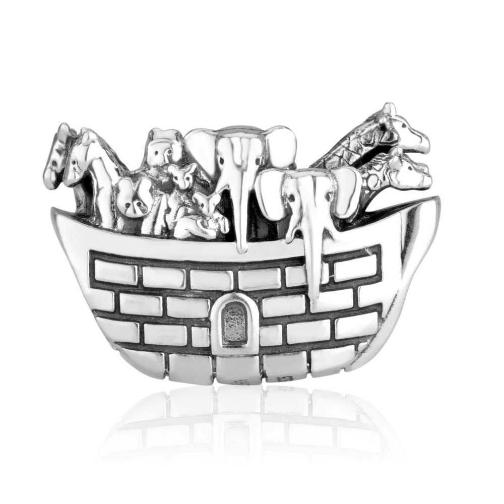 Marina Jewelry Sterling Silver Noah’s Ark Bead Charm - 1