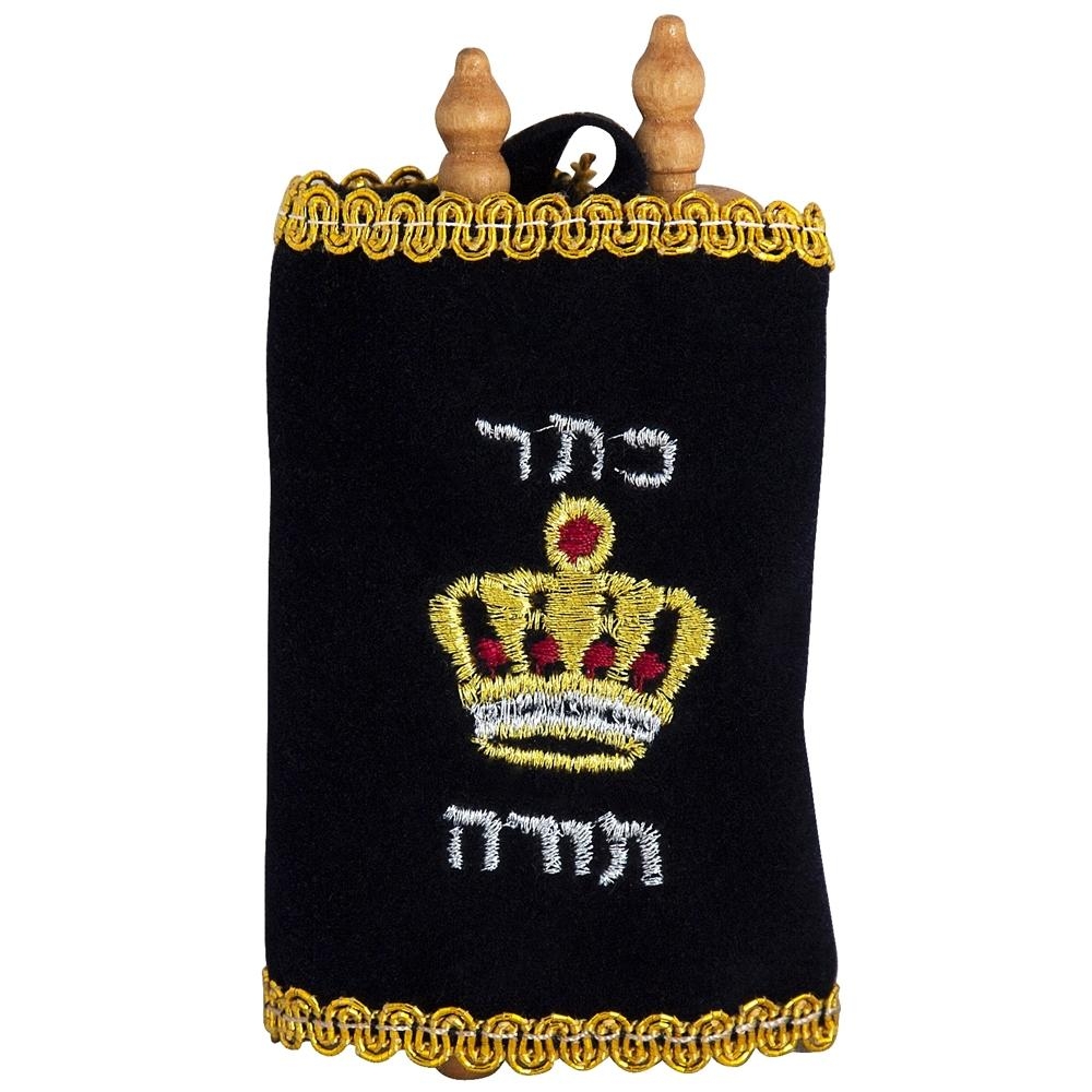 Deluxe Mini Torah Scroll Replica - 3