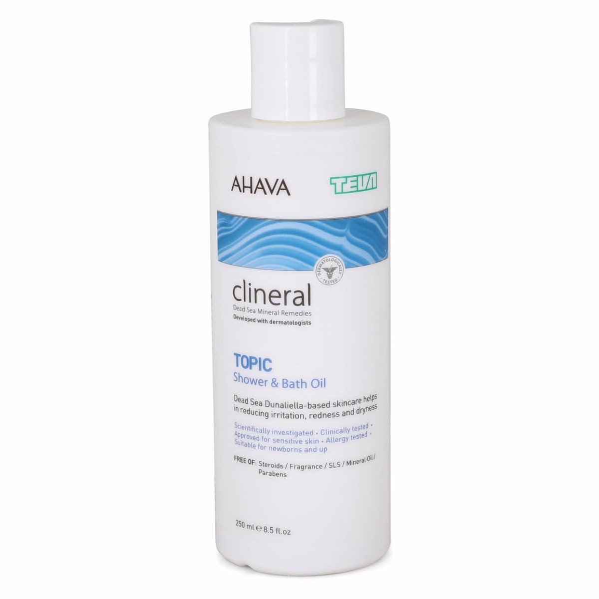 AHAVA and Teva Clineral TOPIC Shower and Bath Oil - 1