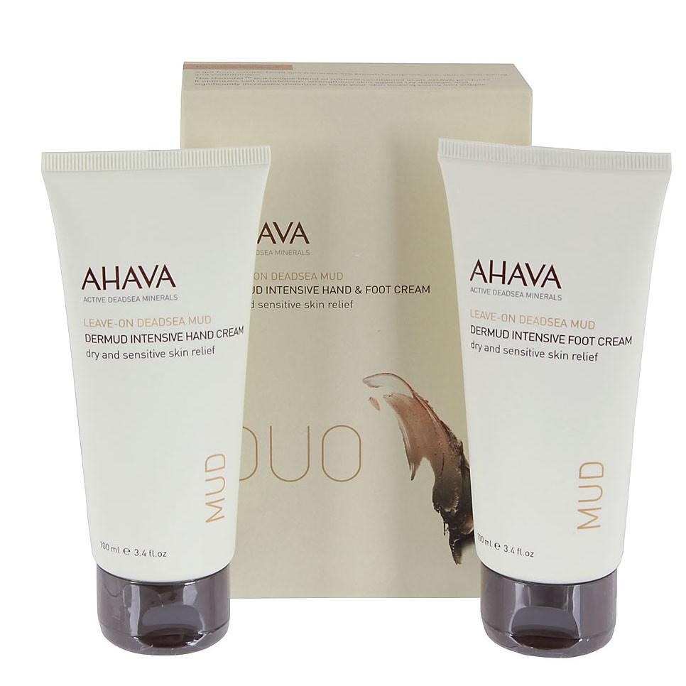 AHAVA Dermud Intensive Duo Kit: Hand & Foot Cream for Dry Skin - 1