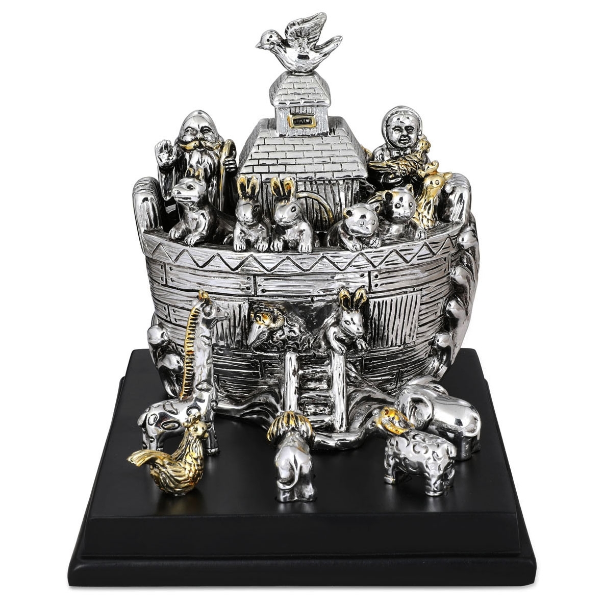 Noah's Ark Silver-Plated Miniature - Large - 1