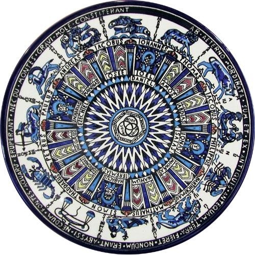 Armenian Ceramics Astrological Signs Plate - 1