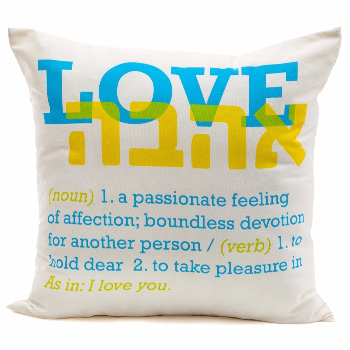 Barbara Shaw Cushion - Definition of Love - (Choice of Colors) - 1