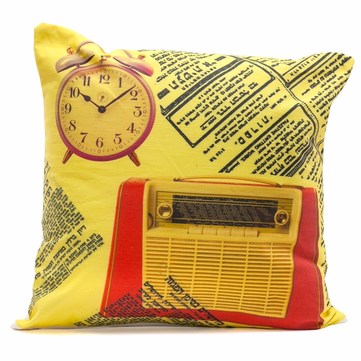 Barbara Shaw Retro Tel Aviv Cushion (Yellow) - 1