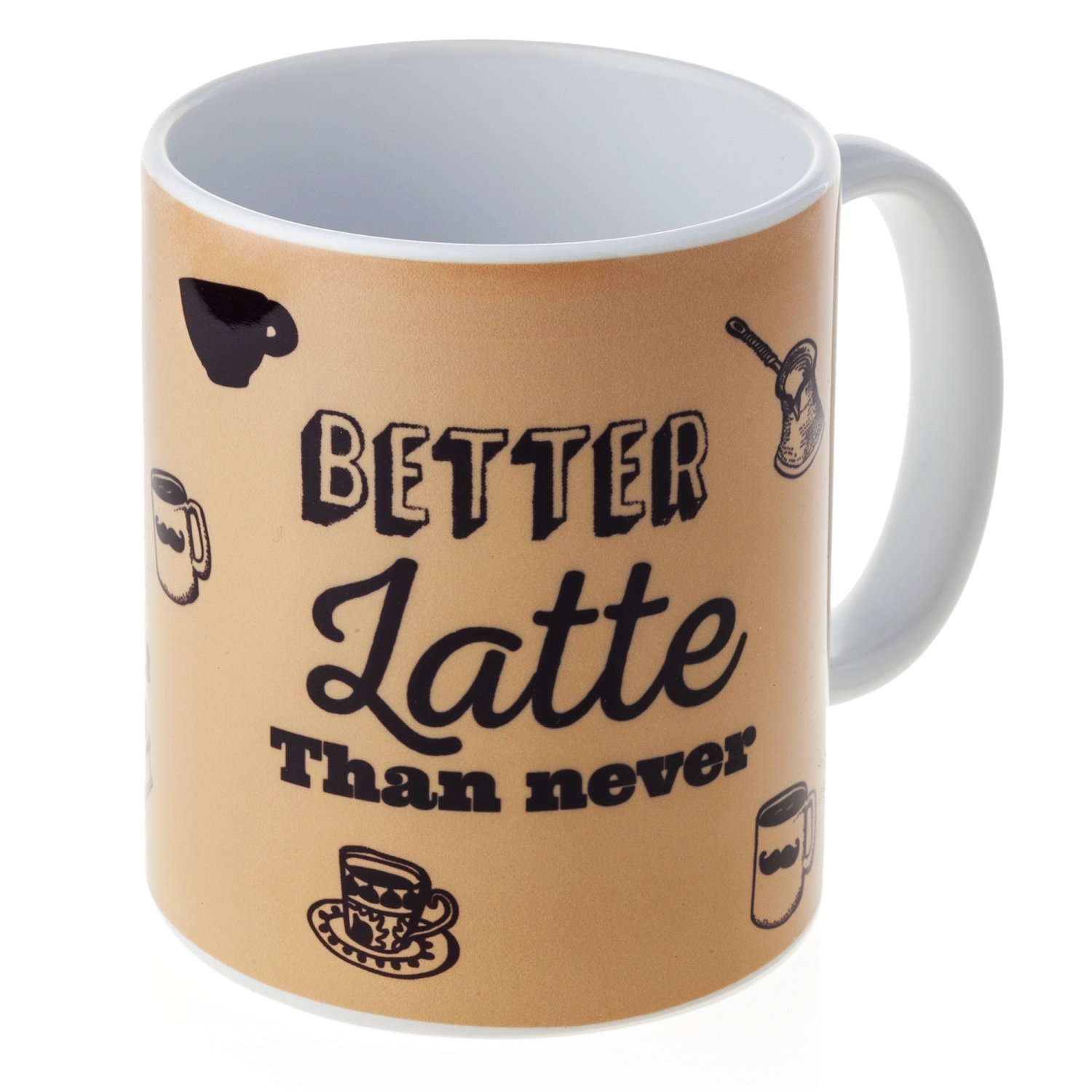 Barbara Shaw "Better Latte Than Never" Mug  - 1
