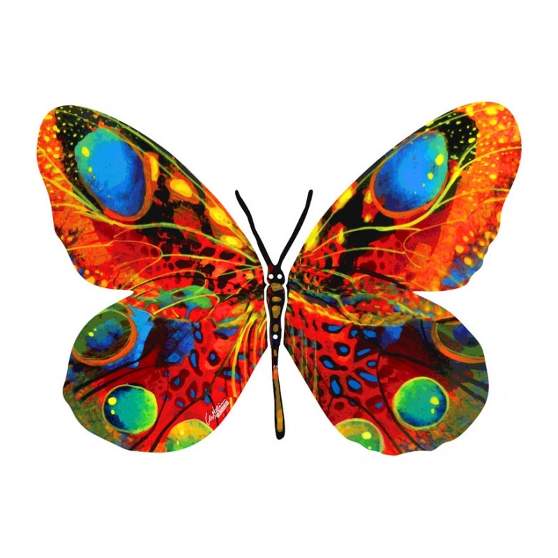 David Gerstein "Alona" Butterfly Wall Sculpture - 1