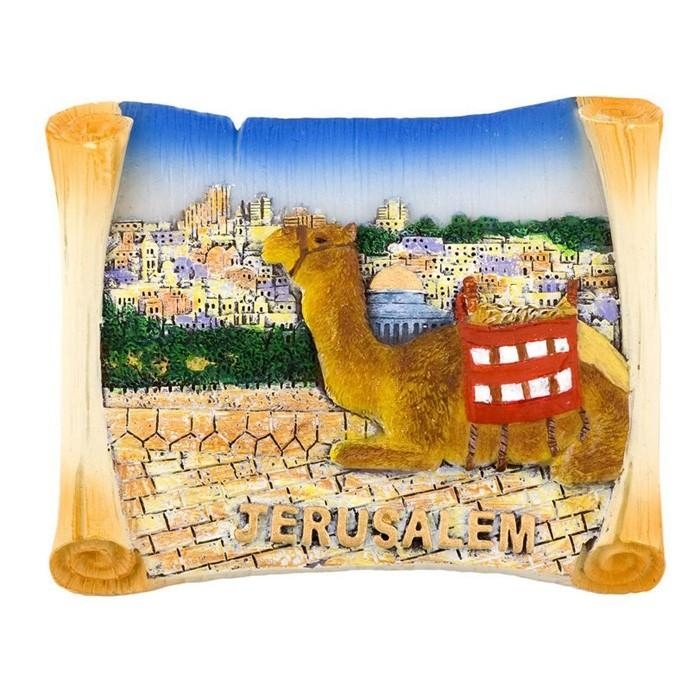 Colorful Decorative Magnet - Jerusalem Plaque - 1