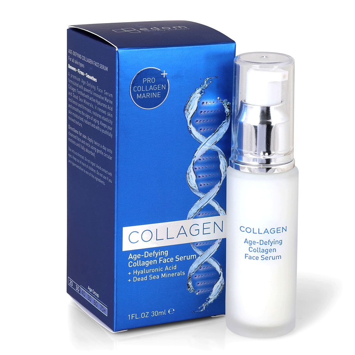 Edom Dead Sea Cosmetics: Collagen Age-Defying Face Serum - 1