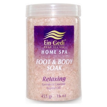 Ein Gedi Dead Sea Lavender & Chamomile  Relaxing Foot & Body Soak -455 gr - 1