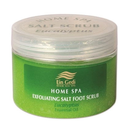 Ein Gedi Exfoliating Eucalyptus Dead Sea Salt Foot Scrub  - 1
