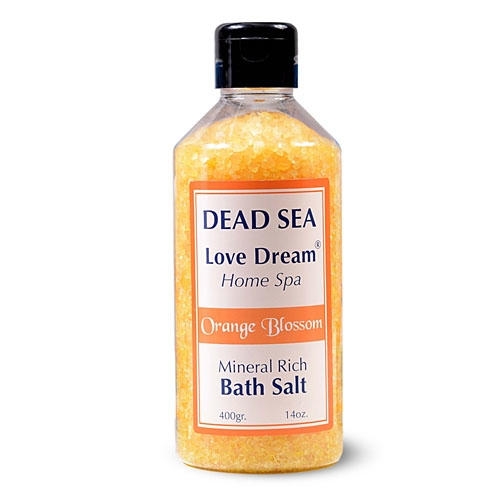 Ein Gedi Dead Sea Mineral Rich Orange Blossom Bath Salts -  400 grams - 1