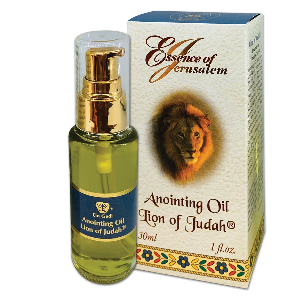 Ein Gedi Essence of Jerusalem Anointing Oil – Lion of Judah (30 ml) - 1