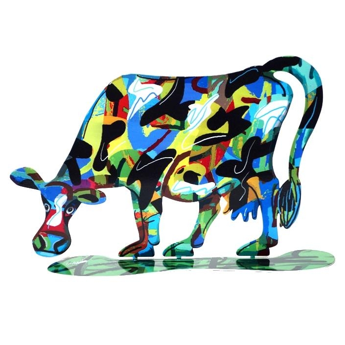 David Gerstein Signed "Lola" Cow Sculpture - 1