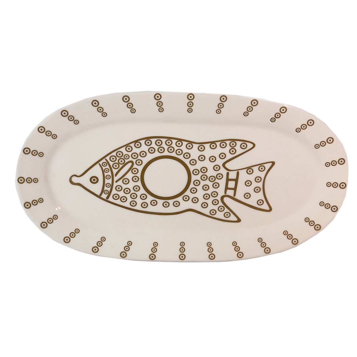 Israel Museum 5th Century Israel Platter with Fish Design - 1