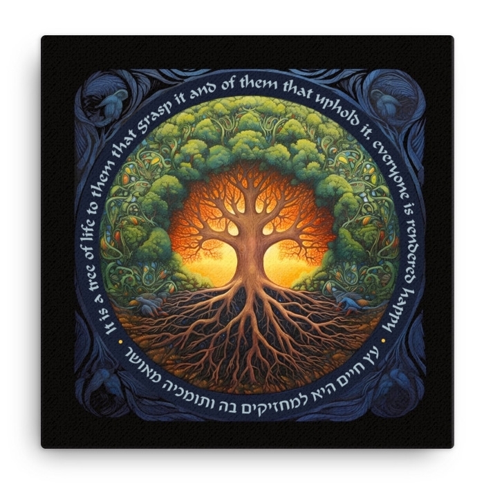 Inspiring Tree of Life Print on Canvas - 1