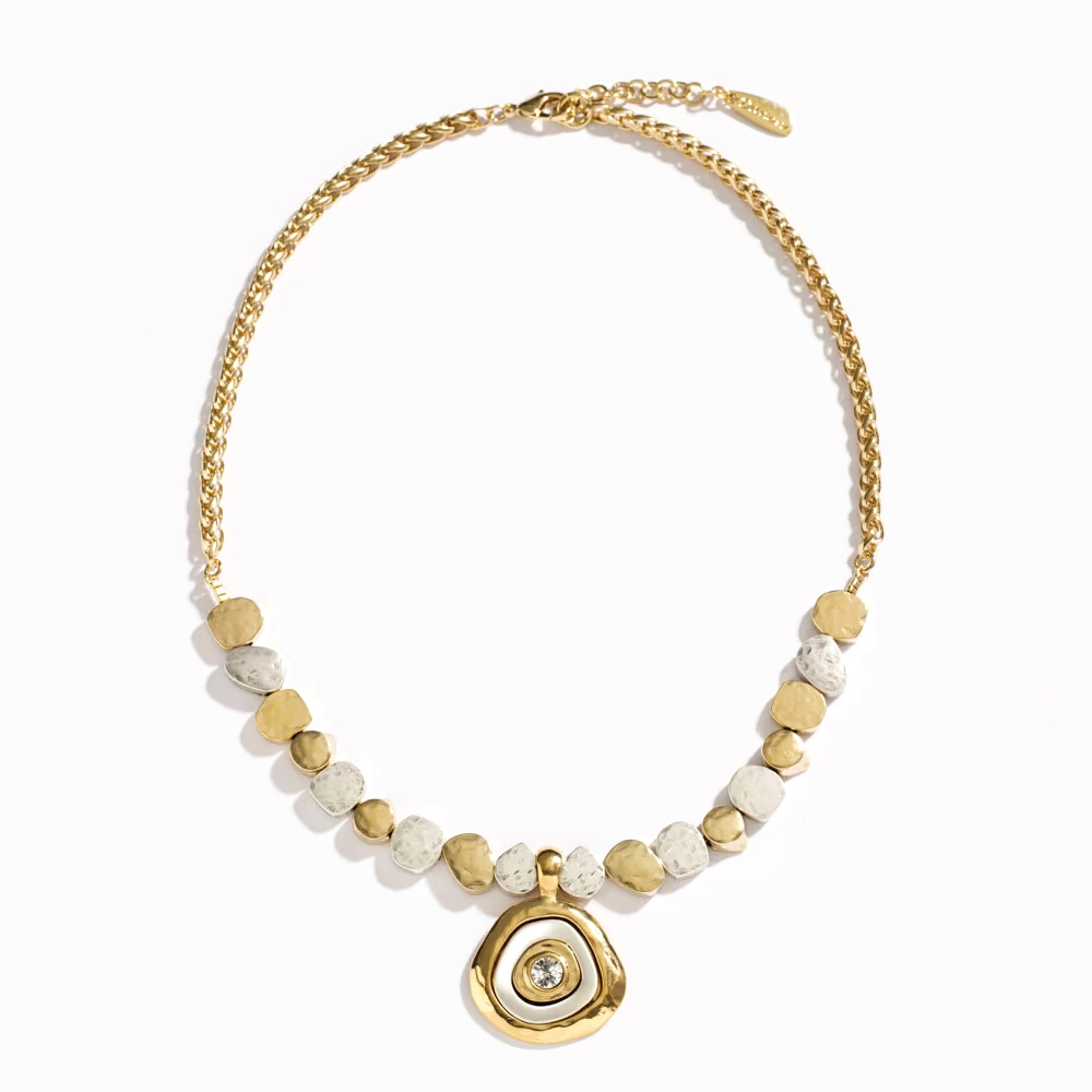 Danon Jewelry "Brilliant" Two Tone Necklace - 1