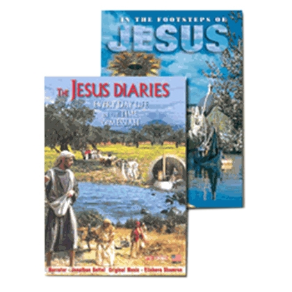 Jesus Diaries & Footsteps of Jesus DVDs - 1