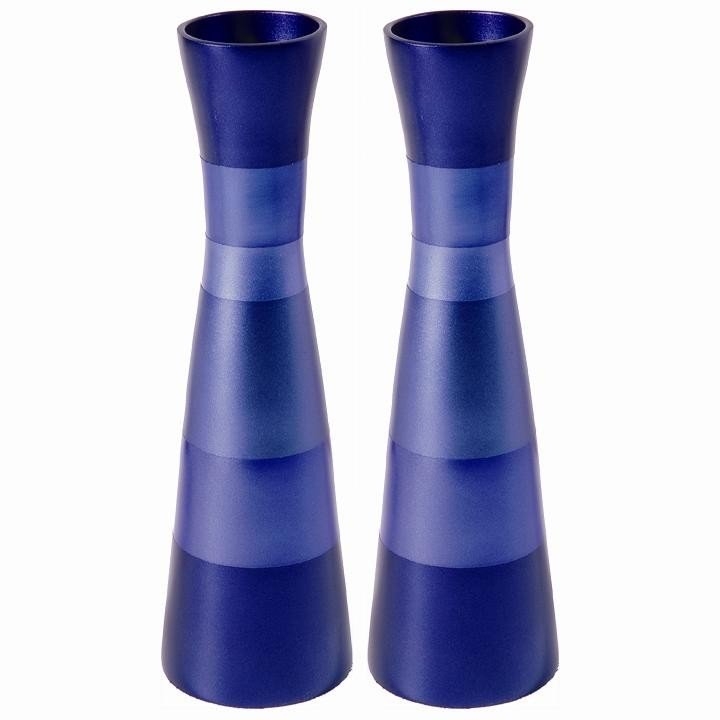 Large Anodized Aluminum Candlesticks By Yair Emanuel - Variety of Colors - 1