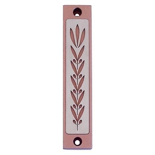 Mezuzah with Wheat Design (Variety of Colors) - 9