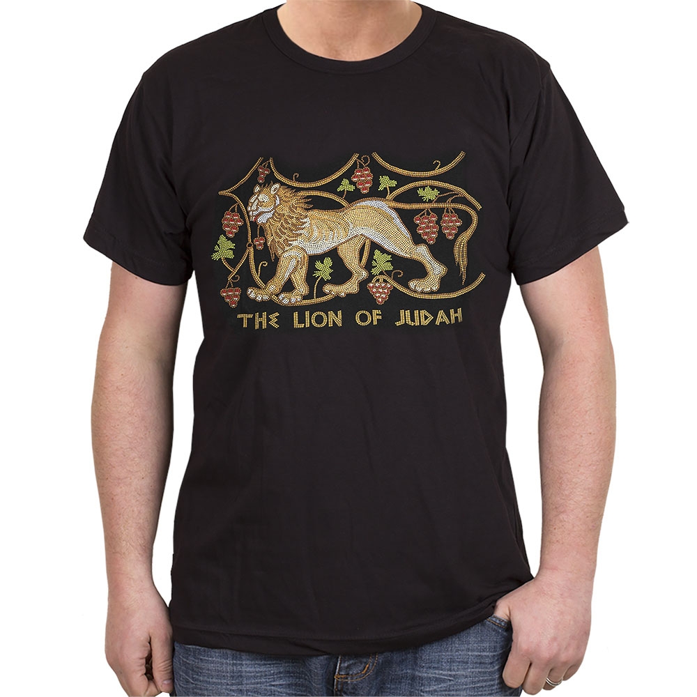 Lion of Judah Mosaic T-Shirt (Black) - 1
