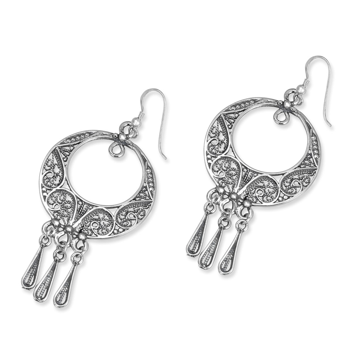 Silver Long Dangler Earrings – Deara Fashion Accessories