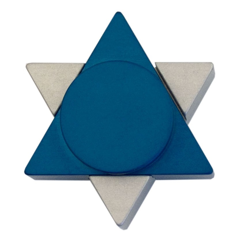 Star of David Candleholders (Variety of Colors) - 1