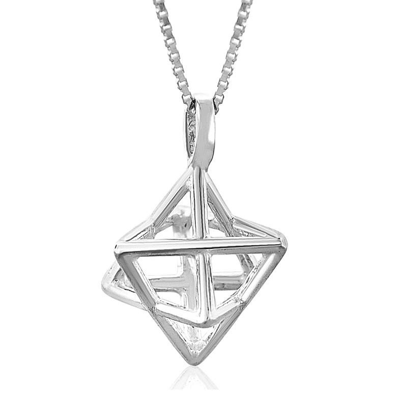 Sterling Silver Chariot of God Necklace - 1