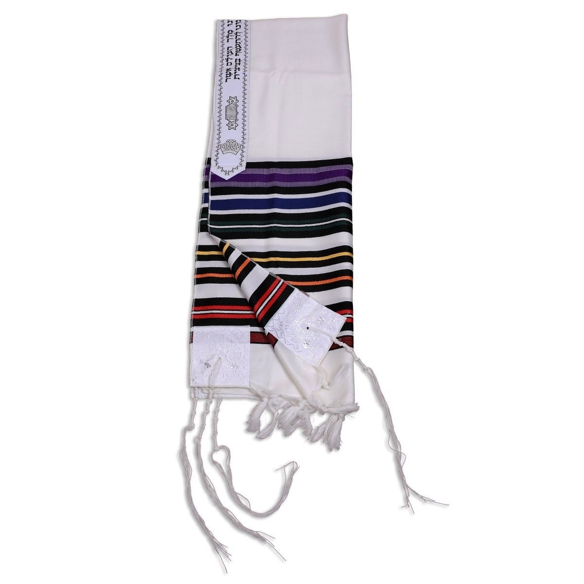 Bnei Or Multicolored Prayer Shawl  - 1