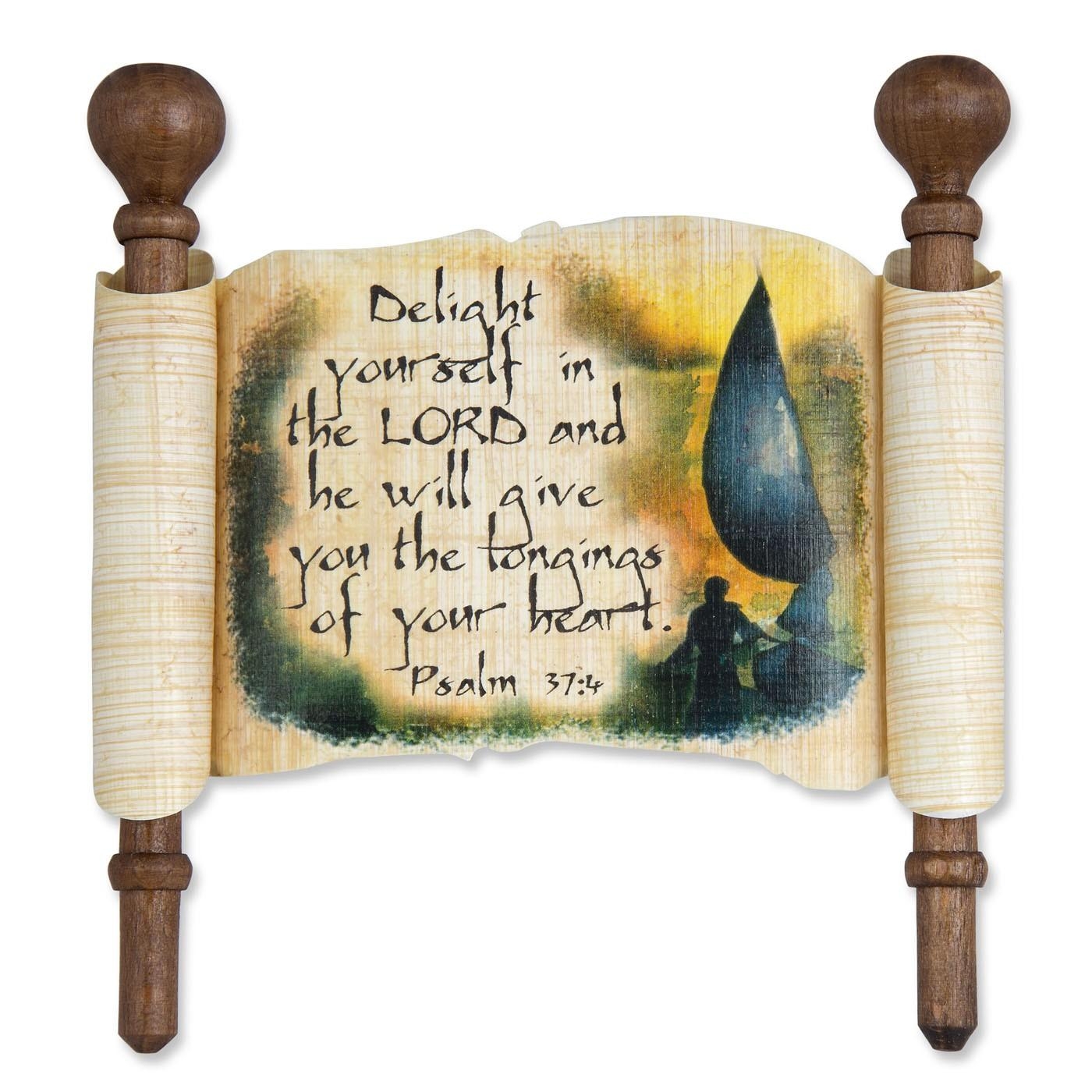 Papyrus Torah Scroll - Delight in the Lord - 1