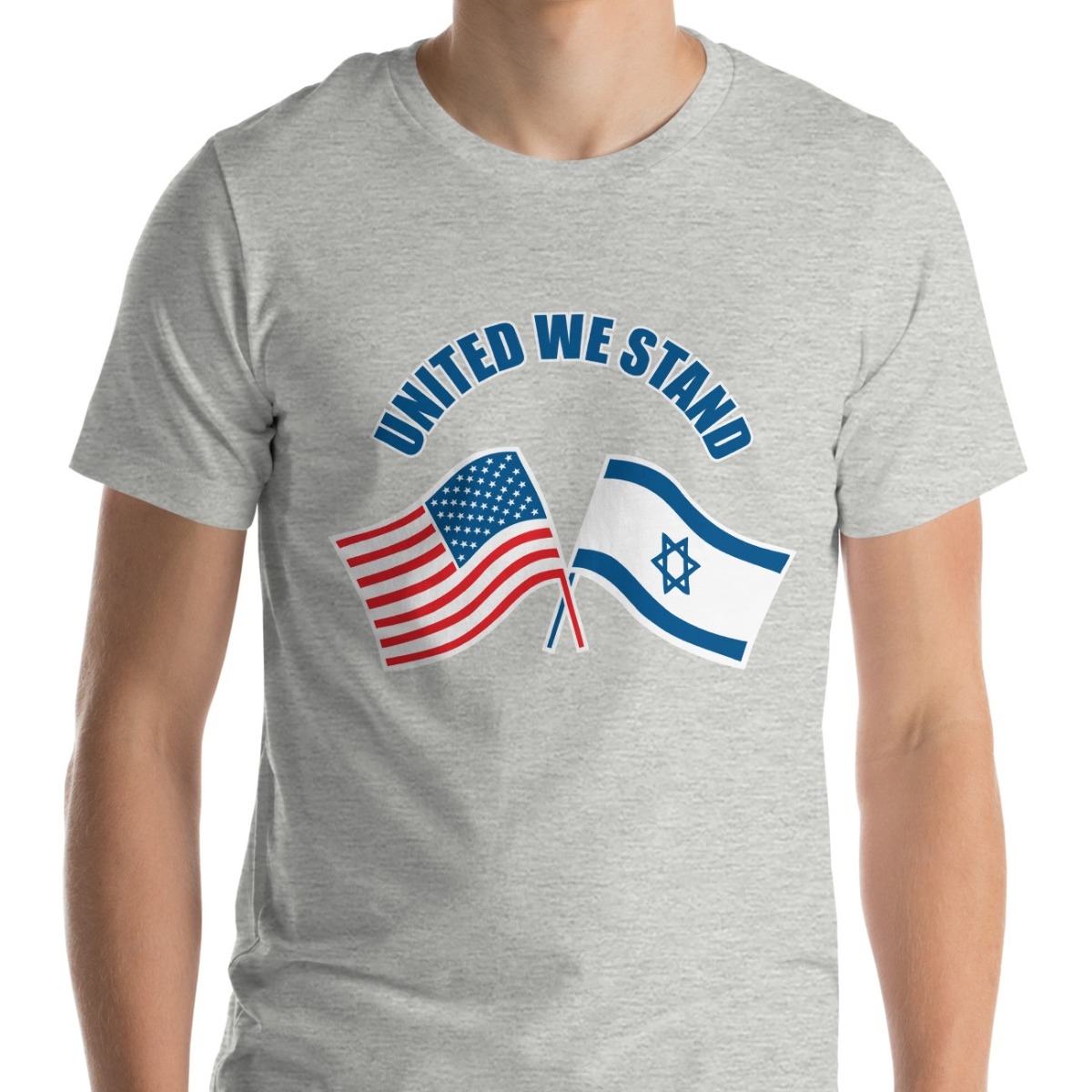 United We Stand - Israel and USA T-Shirt - 1